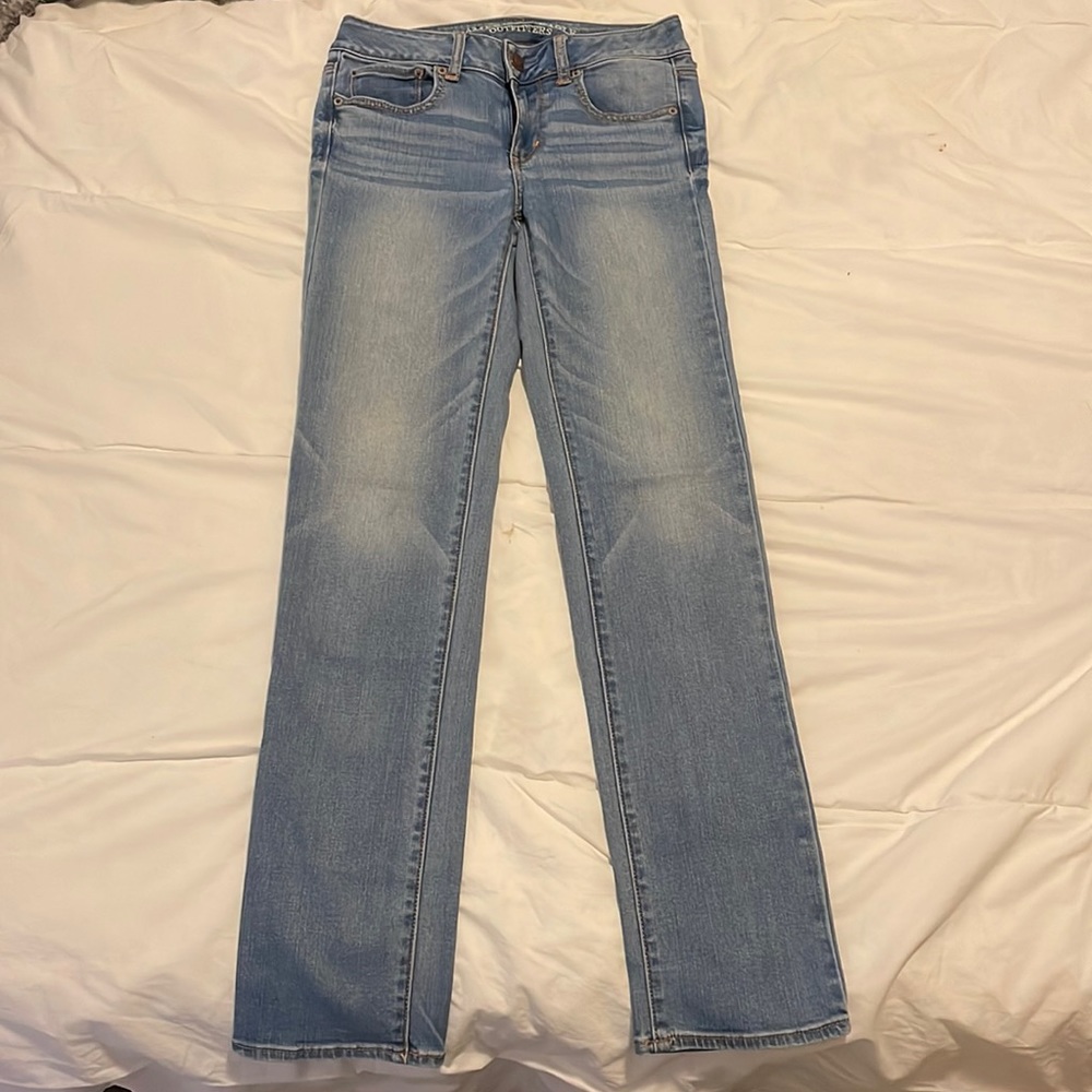 american eagle straight leg jeans